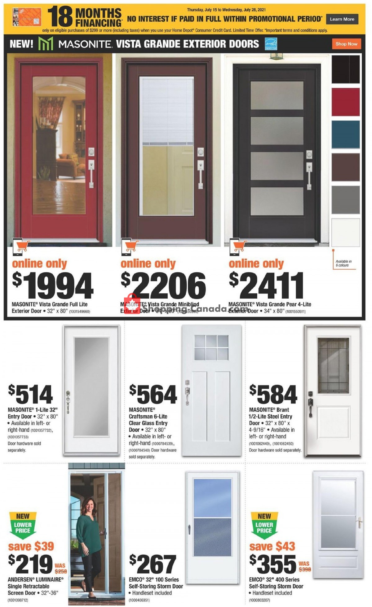 Home Depot flyer from Thursday July 15, 2021 to Wednesday July 21, 2021 - page 11