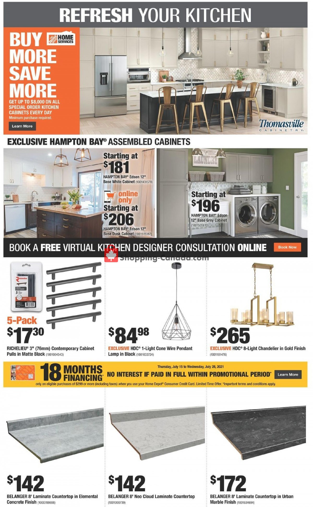 Home Depot flyer from Thursday July 15, 2021 to Wednesday July 21, 2021 - page 18