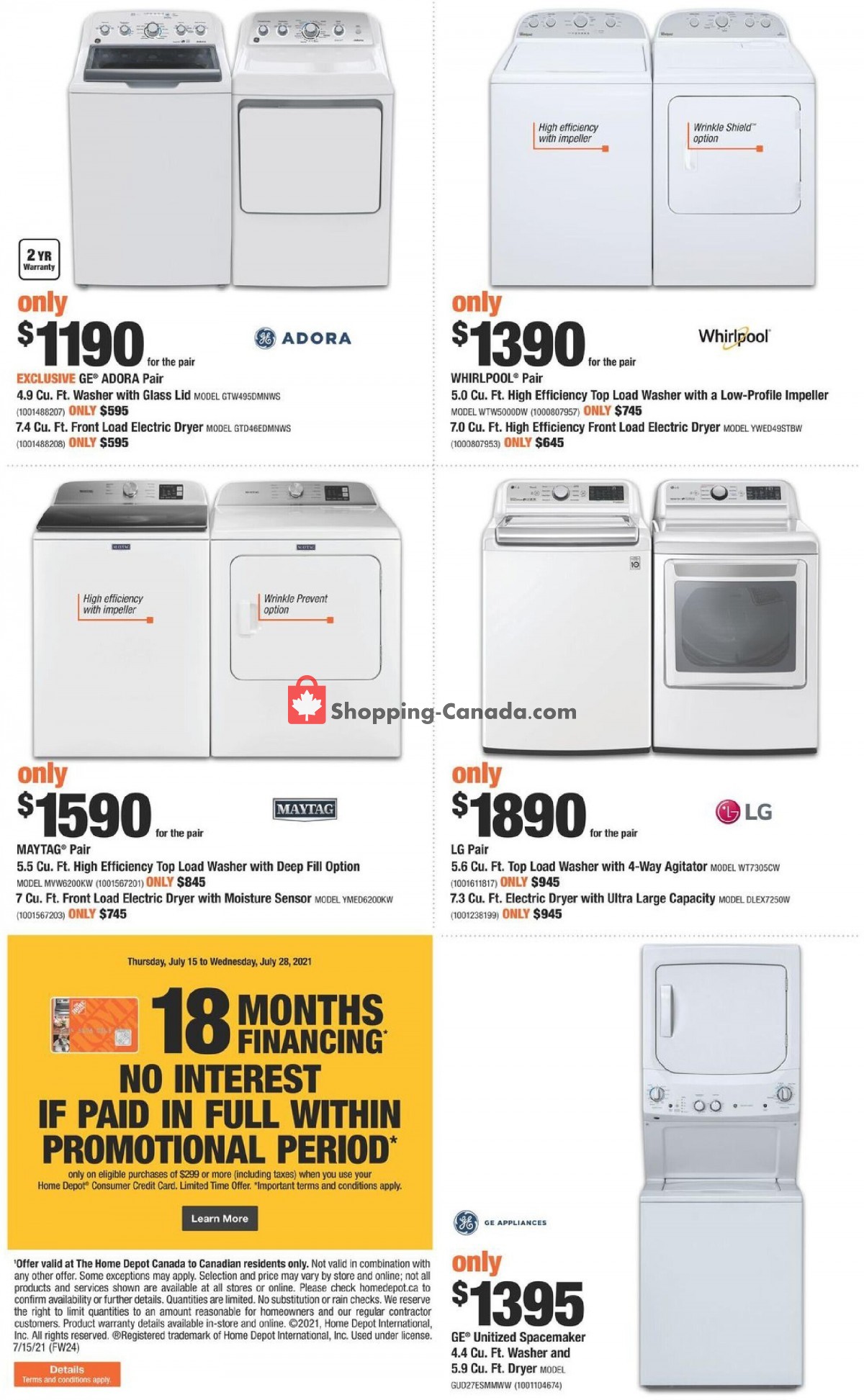Home Depot flyer from Thursday July 15, 2021 to Wednesday July 21, 2021 - page 23