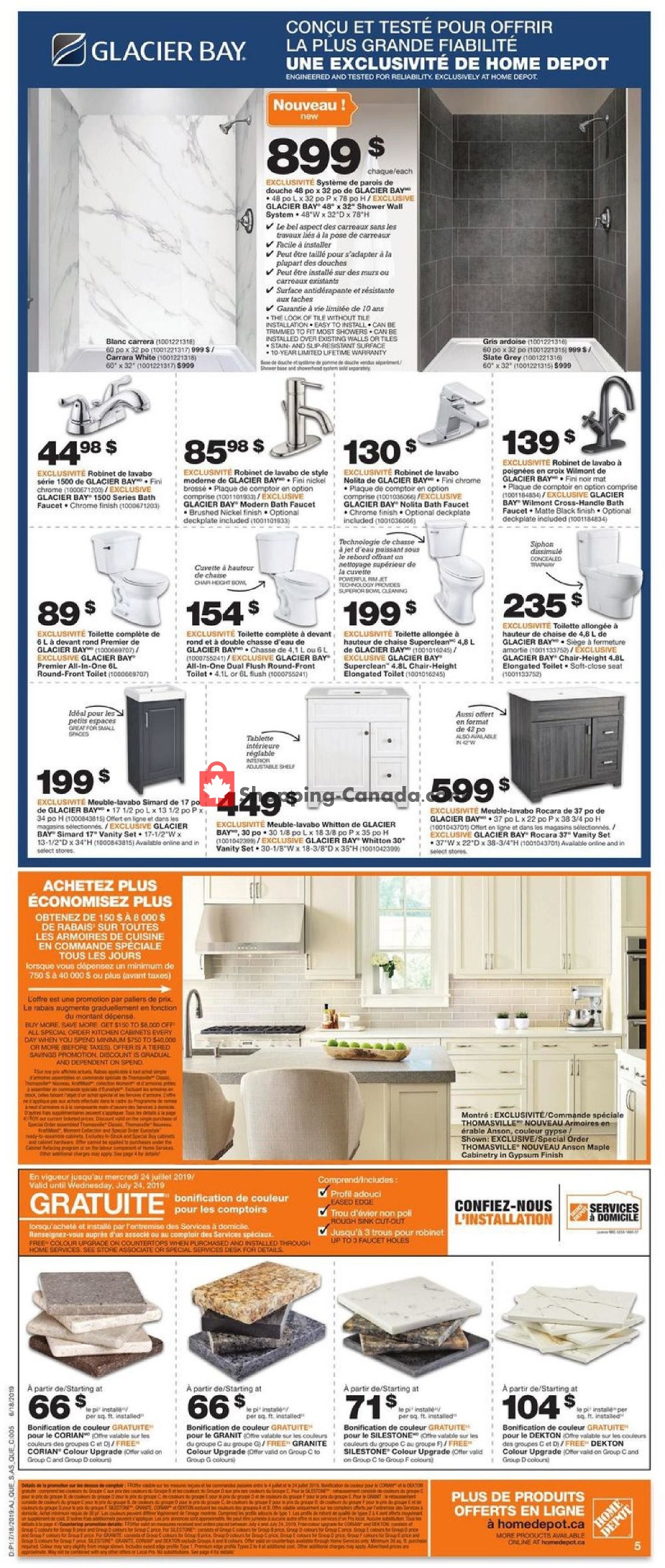 Home Depot flyer from Thursday July 18, 2019 to Wednesday July 24, 2019 - page 5