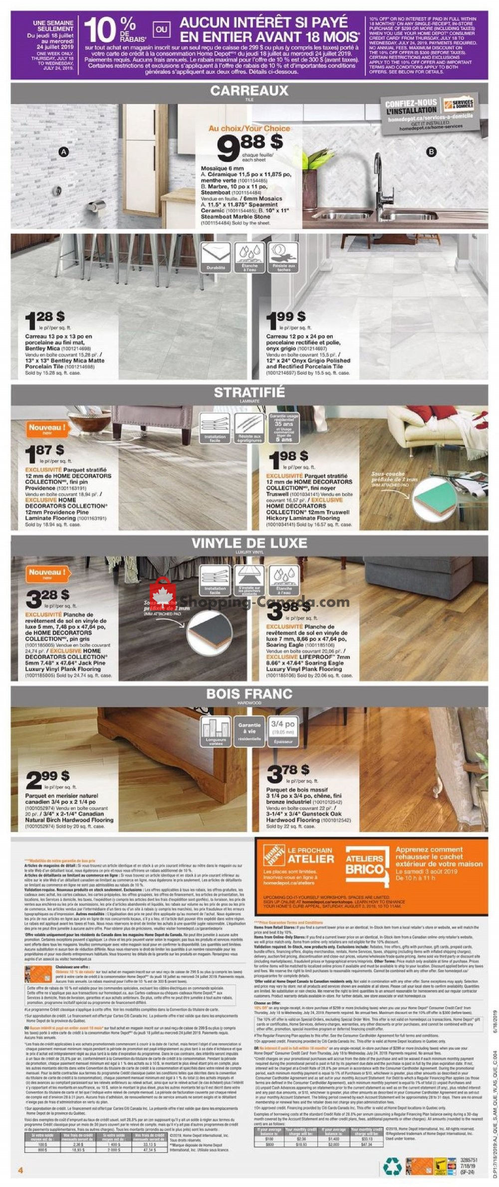 Home Depot flyer from Thursday July 18, 2019 to Wednesday July 24, 2019 - page 7