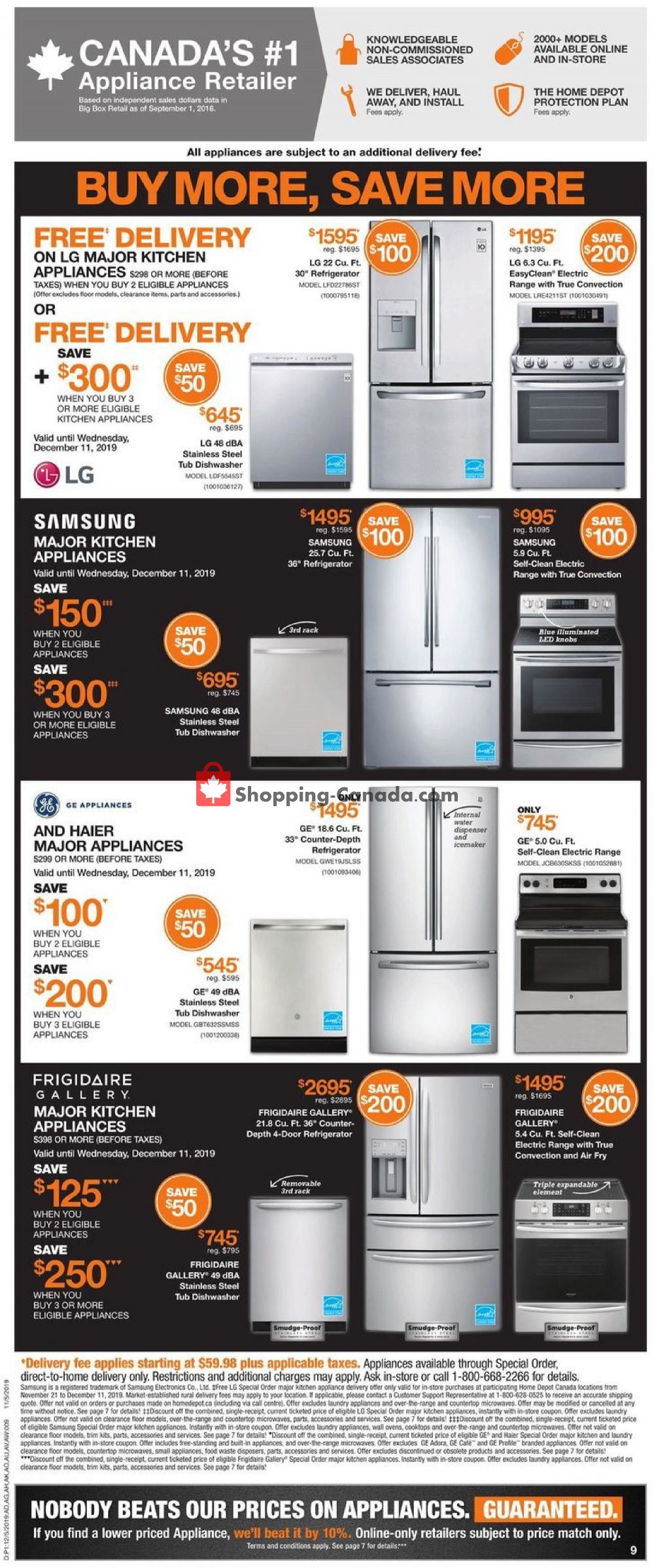 Home Depot flyer from Thursday December 5, 2019 to Wednesday December 11, 2019 - page 10