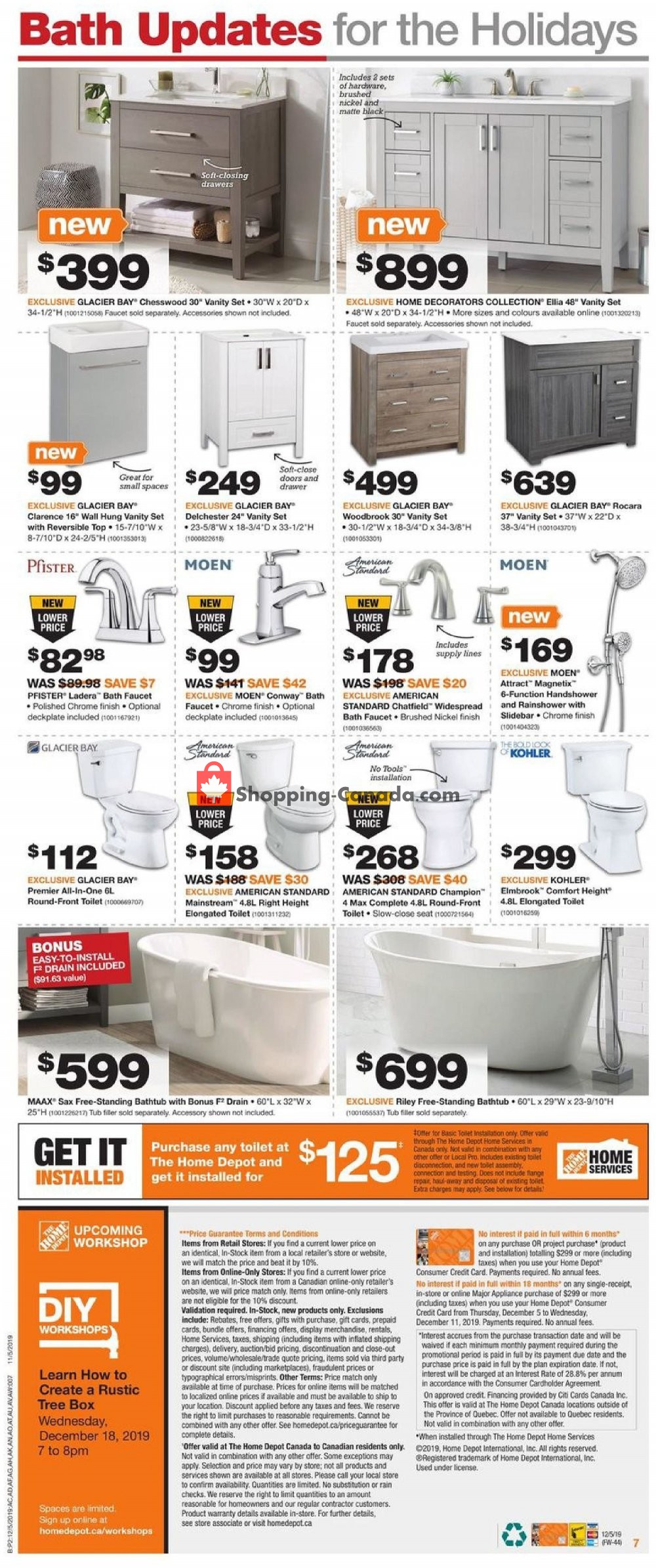 Home Depot flyer from Thursday December 5, 2019 to Wednesday December 11, 2019 - page 8