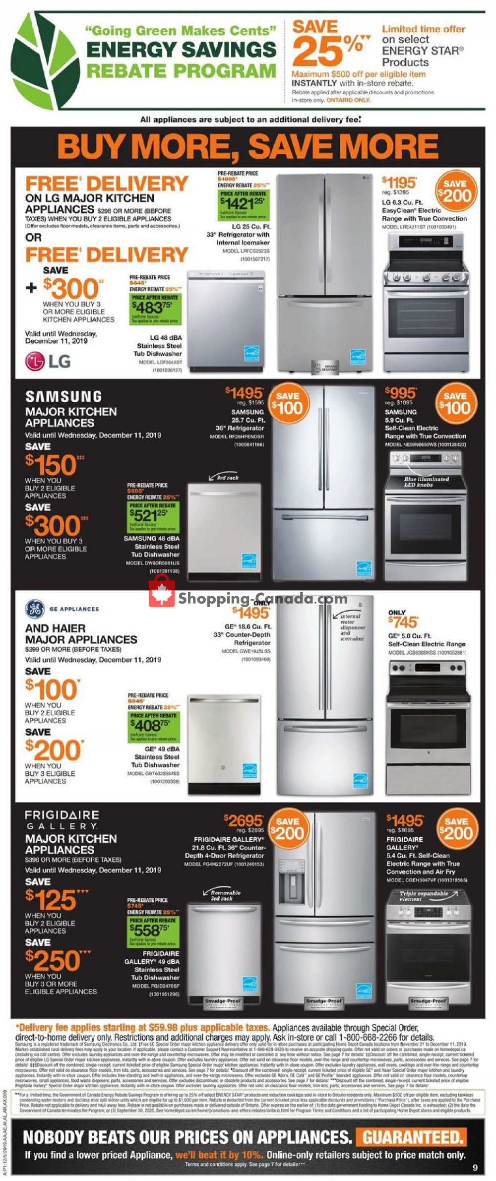 Home Depot flyer from Thursday December 5, 2019 to Wednesday December 11, 2019 - page 10
