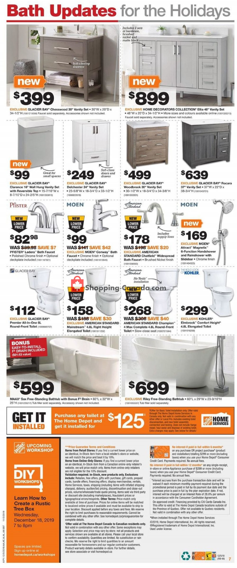 Home Depot flyer from Thursday December 5, 2019 to Wednesday December 11, 2019 - page 8