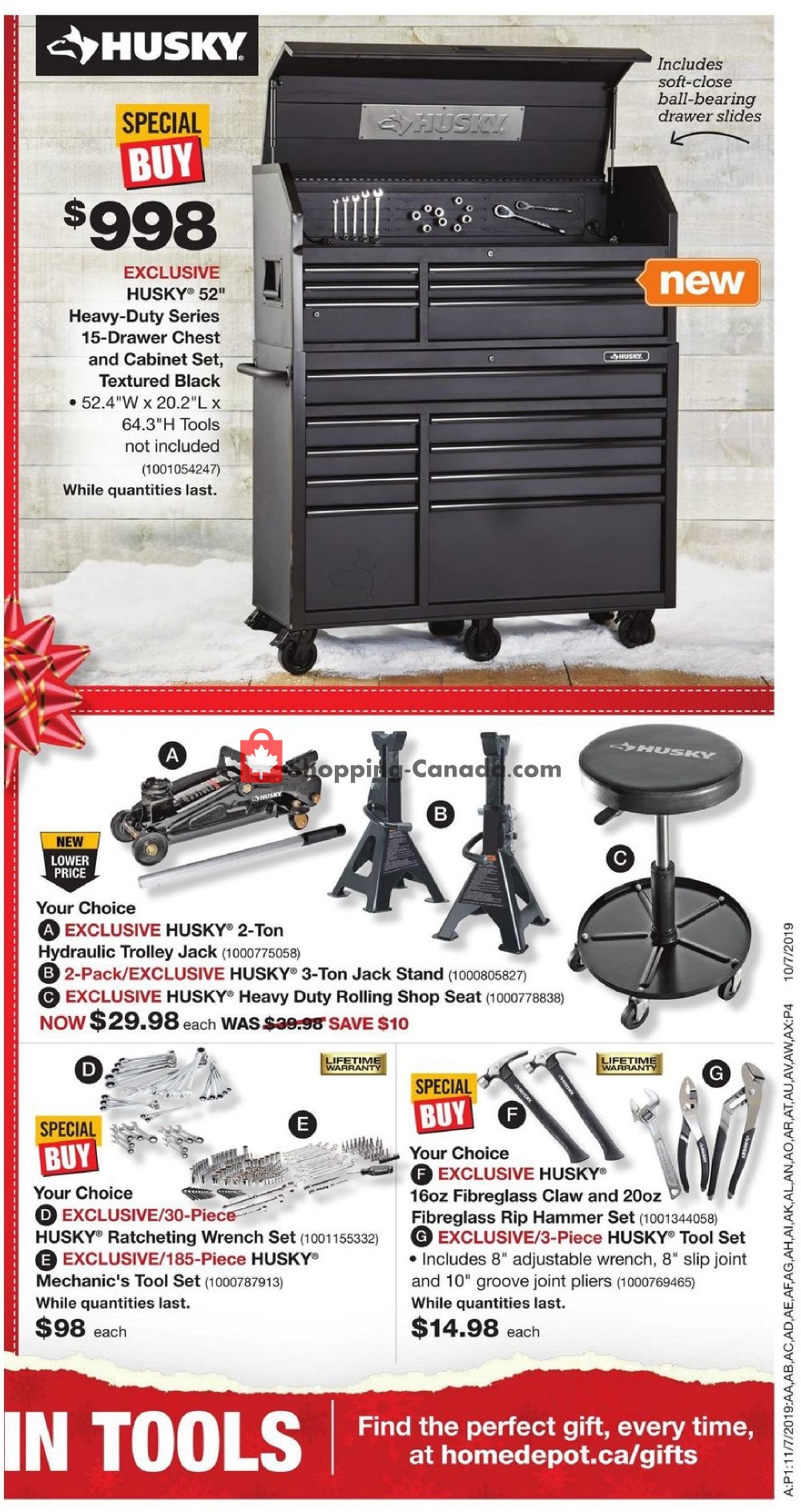 Home Depot flyer from Thursday December 5, 2019 to Wednesday December 11, 2019 - page 18