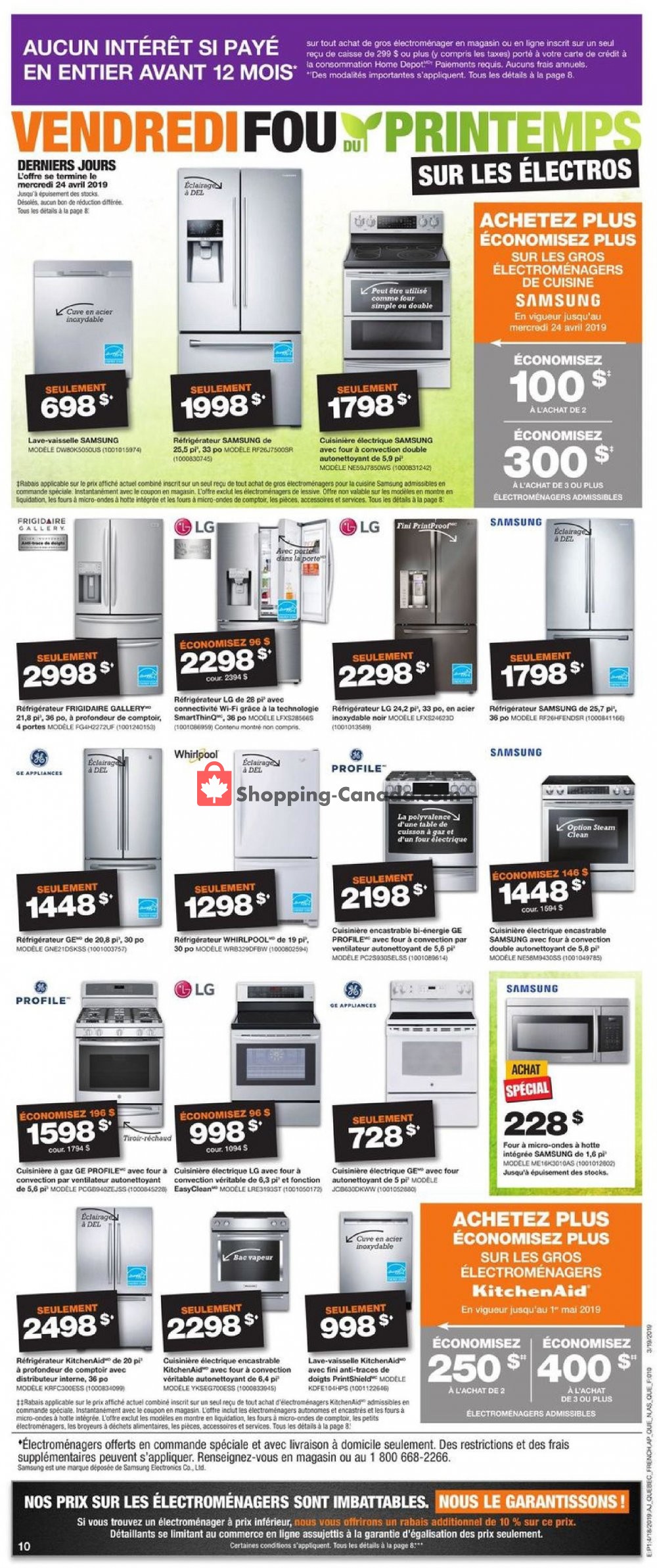 Home Depot flyer from Thursday April 18, 2019 to Wednesday April 24, 2019 - page 11