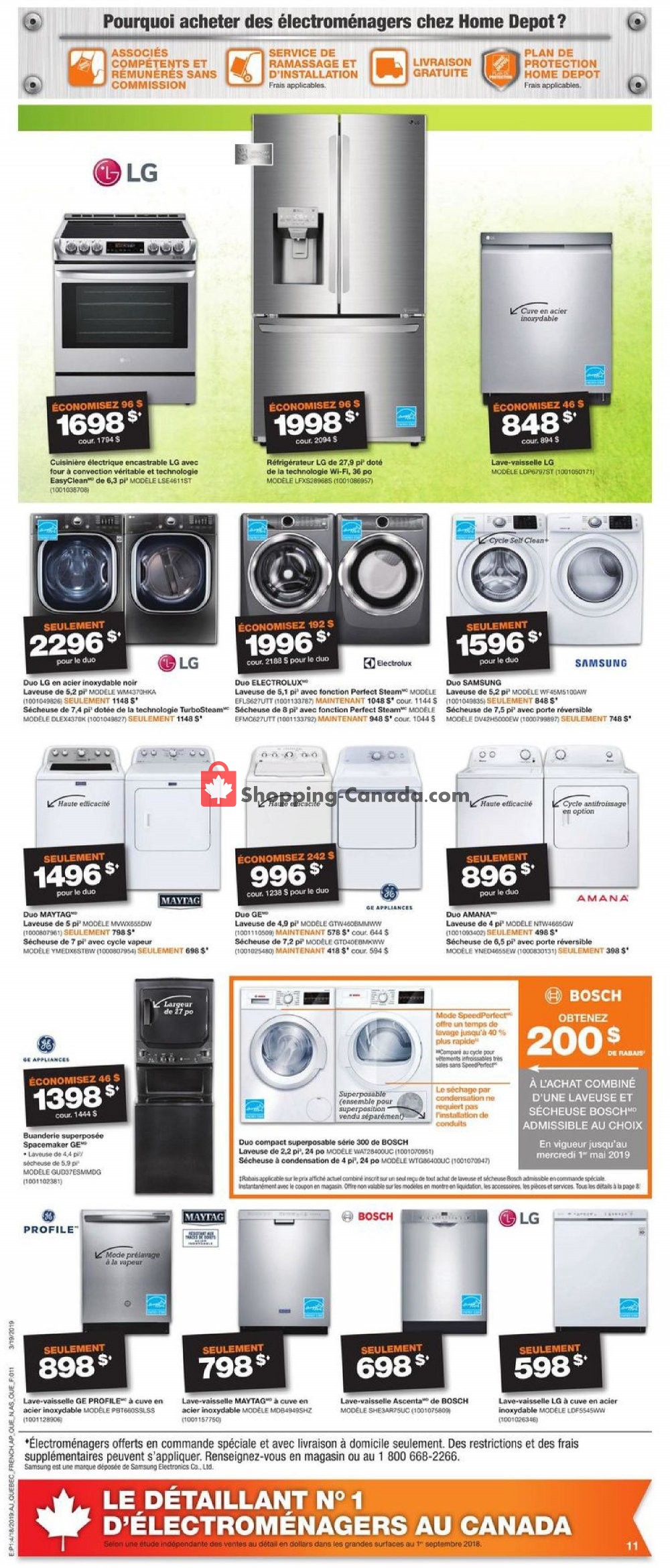 Home Depot flyer from Thursday April 18, 2019 to Wednesday April 24, 2019 - page 12