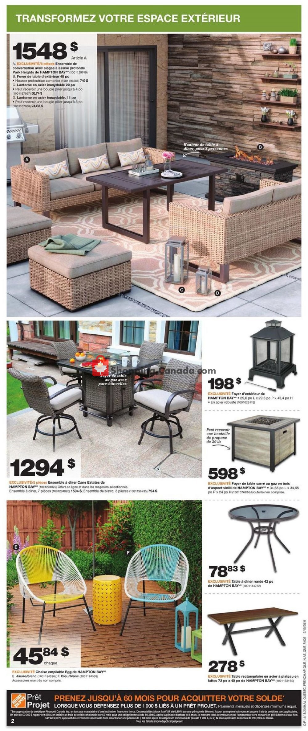 Home Depot flyer from Thursday April 18, 2019 to Wednesday April 24, 2019 - page 3