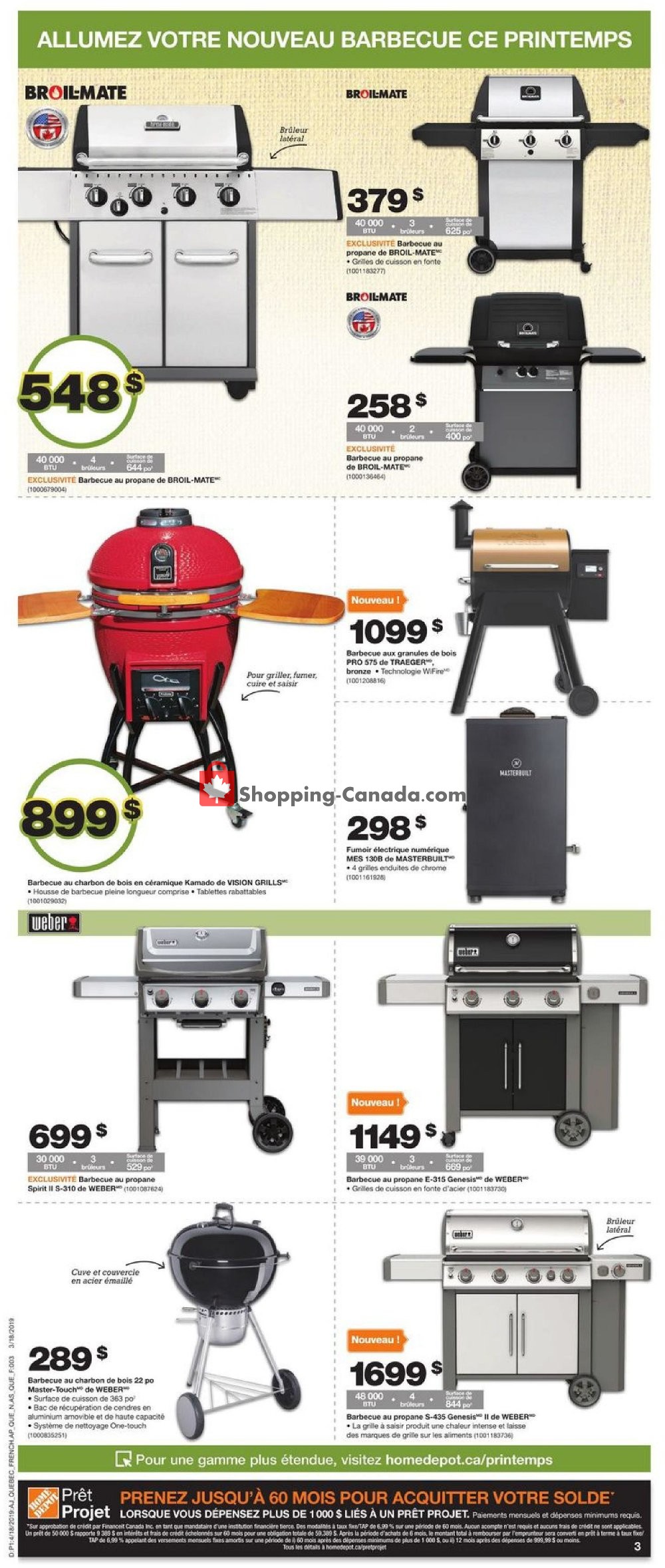 Home Depot flyer from Thursday April 18, 2019 to Wednesday April 24, 2019 - page 4