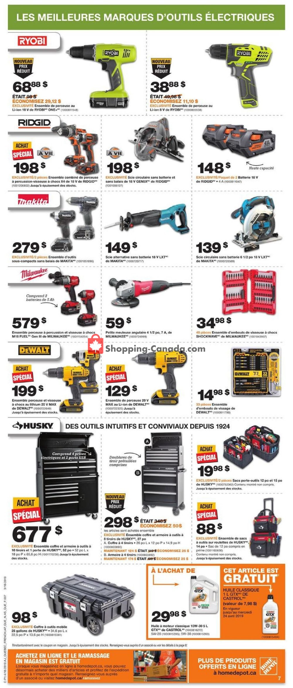 Home Depot flyer from Thursday April 18, 2019 to Wednesday April 24, 2019 - page 8