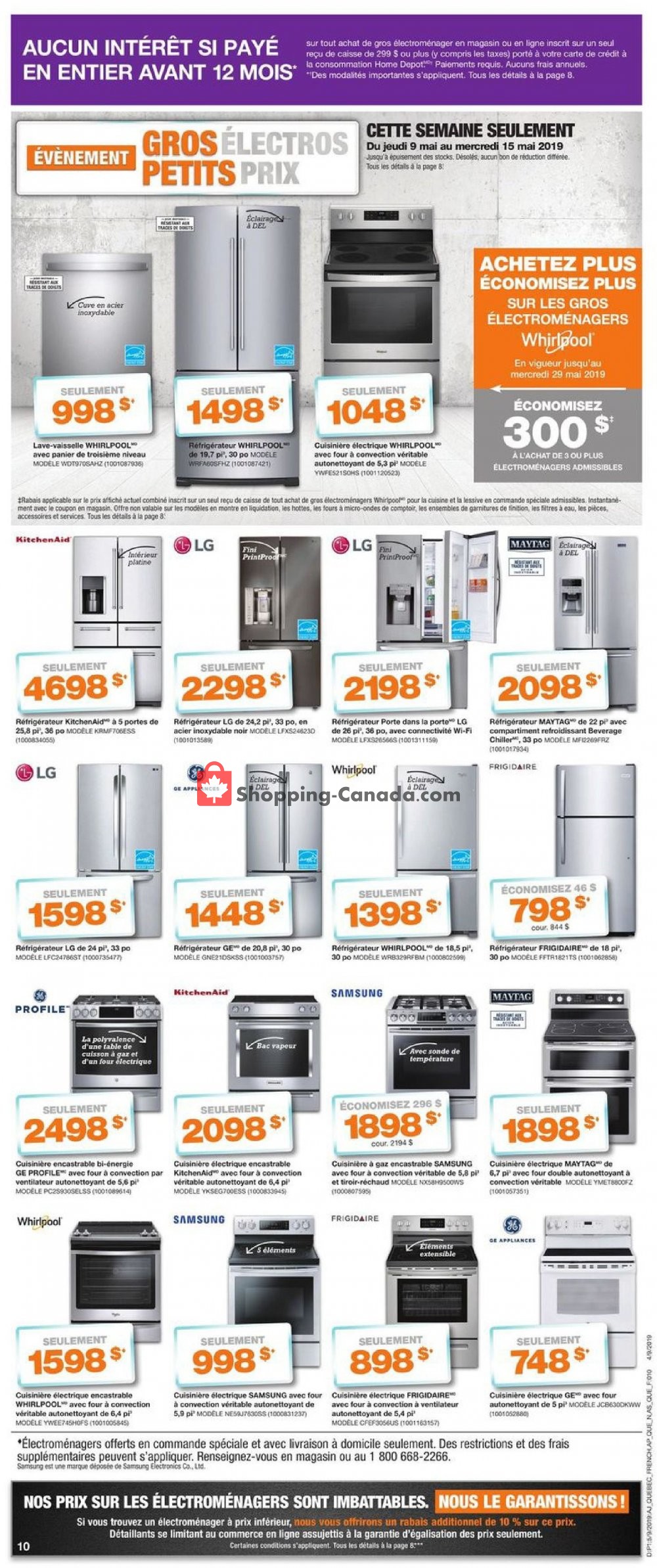 Home Depot flyer from Thursday May 9, 2019 to Wednesday May 15, 2019 - page 13