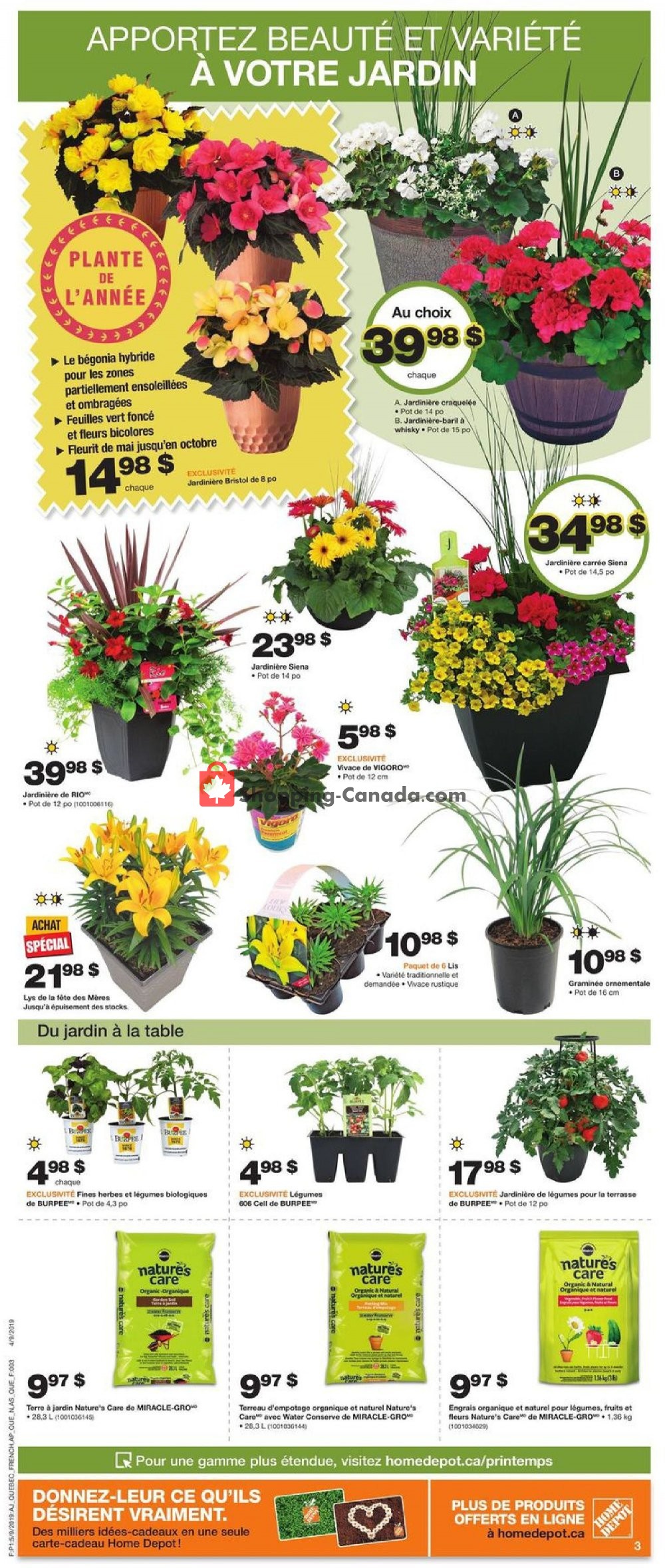 Home Depot flyer from Thursday May 9, 2019 to Wednesday May 15, 2019 - page 3