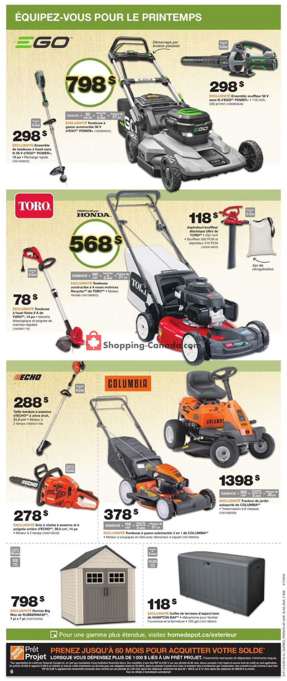 Home Depot flyer from Thursday May 9, 2019 to Wednesday May 15, 2019 - page 7
