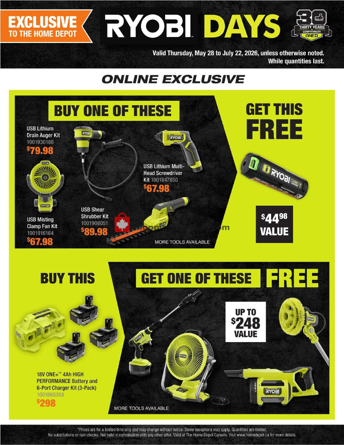 Home Depot flyer from Thursday May 28, 2026 to Wednesday July 22, 2026 - page 4