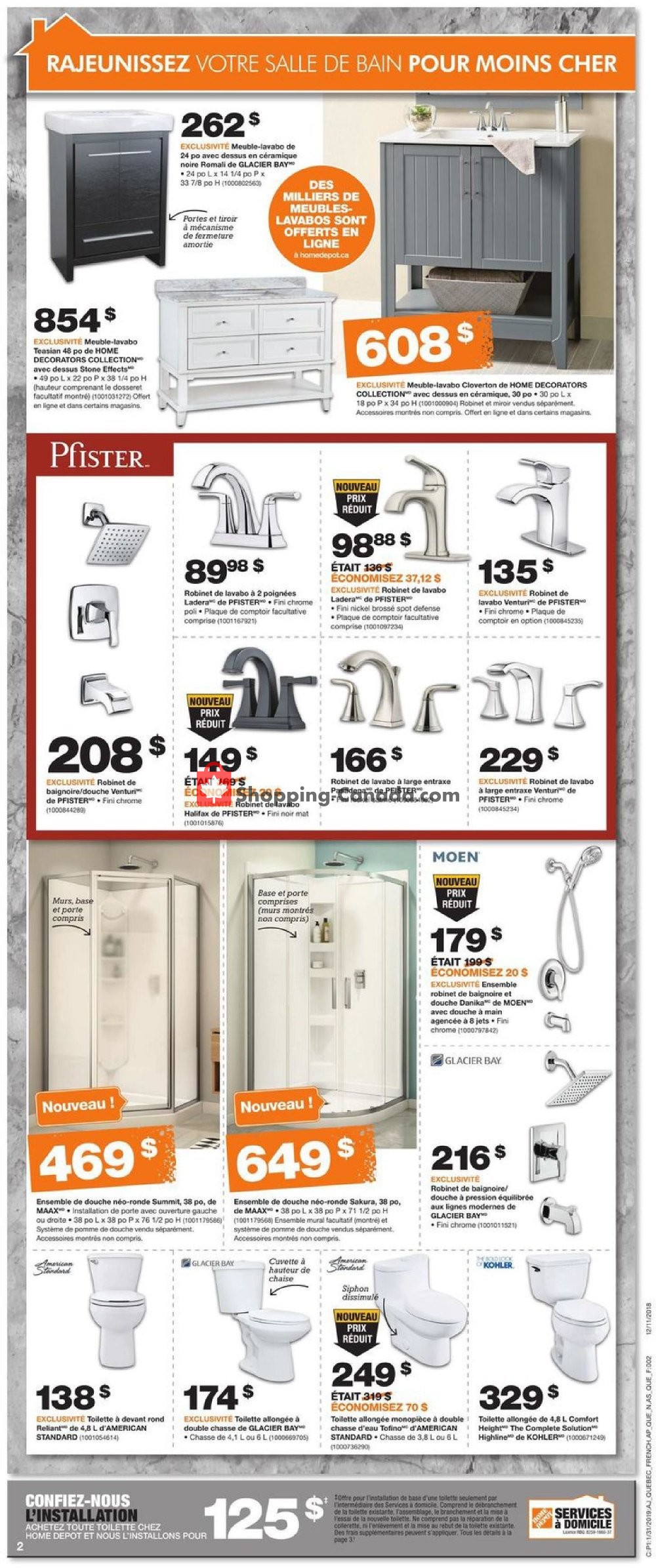 Home Depot flyer from Thursday January 31, 2019 to Wednesday February 6, 2019 - page 3