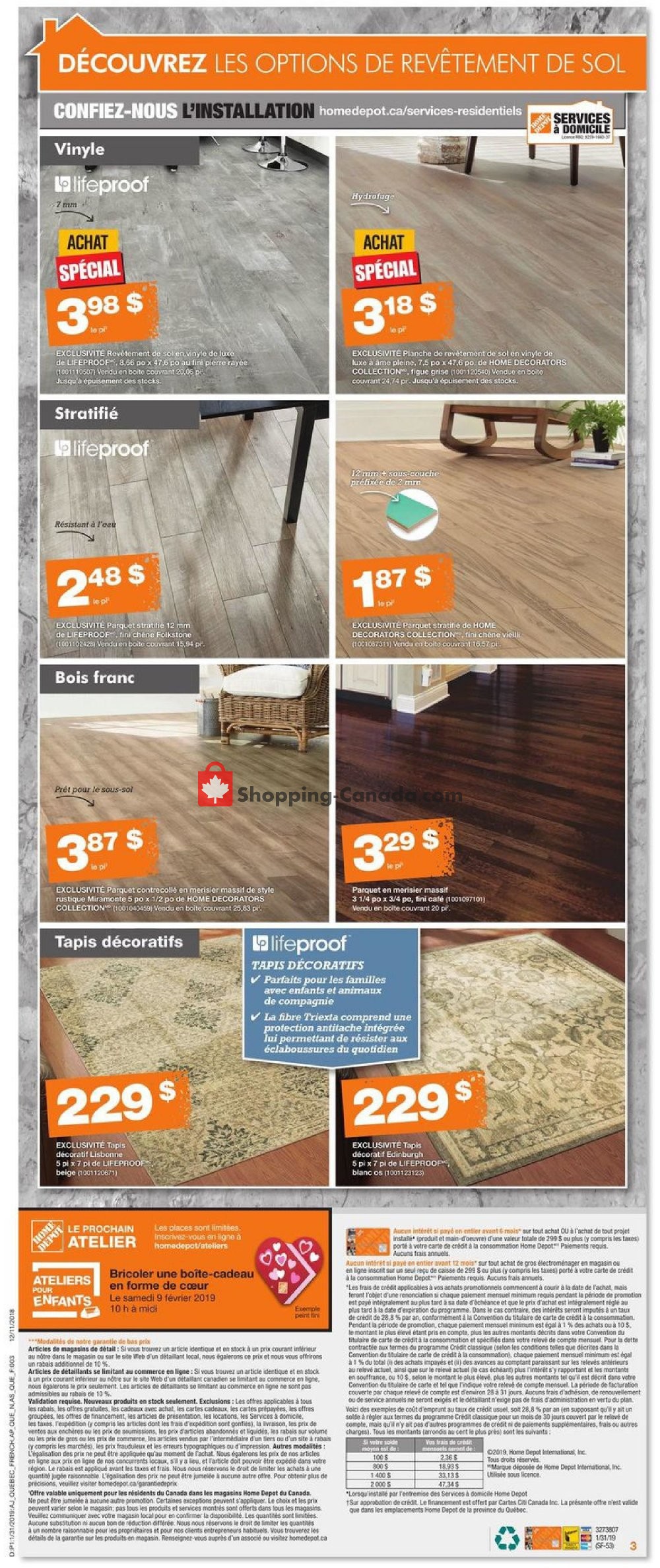 Home Depot flyer from Thursday January 31, 2019 to Wednesday February 6, 2019 - page 4