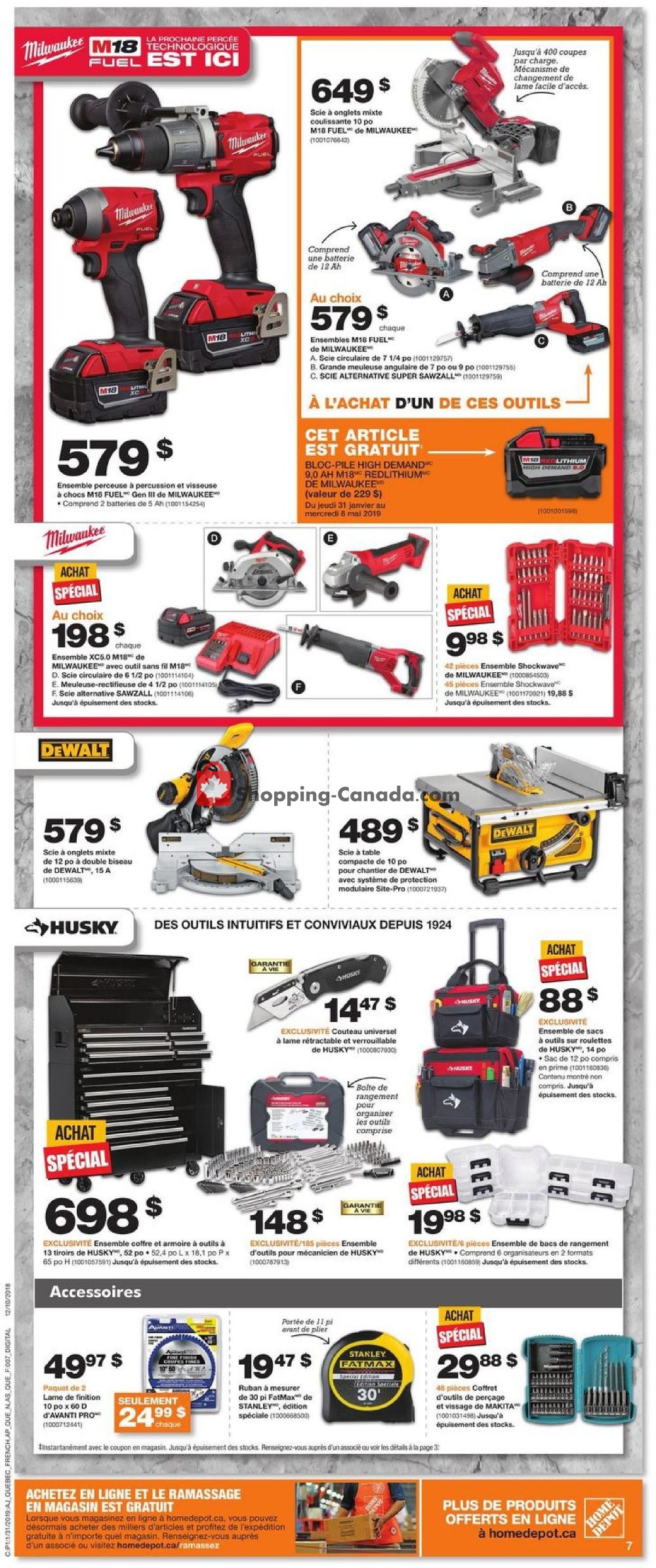 Home Depot flyer from Thursday January 31, 2019 to Wednesday February 6, 2019 - page 5