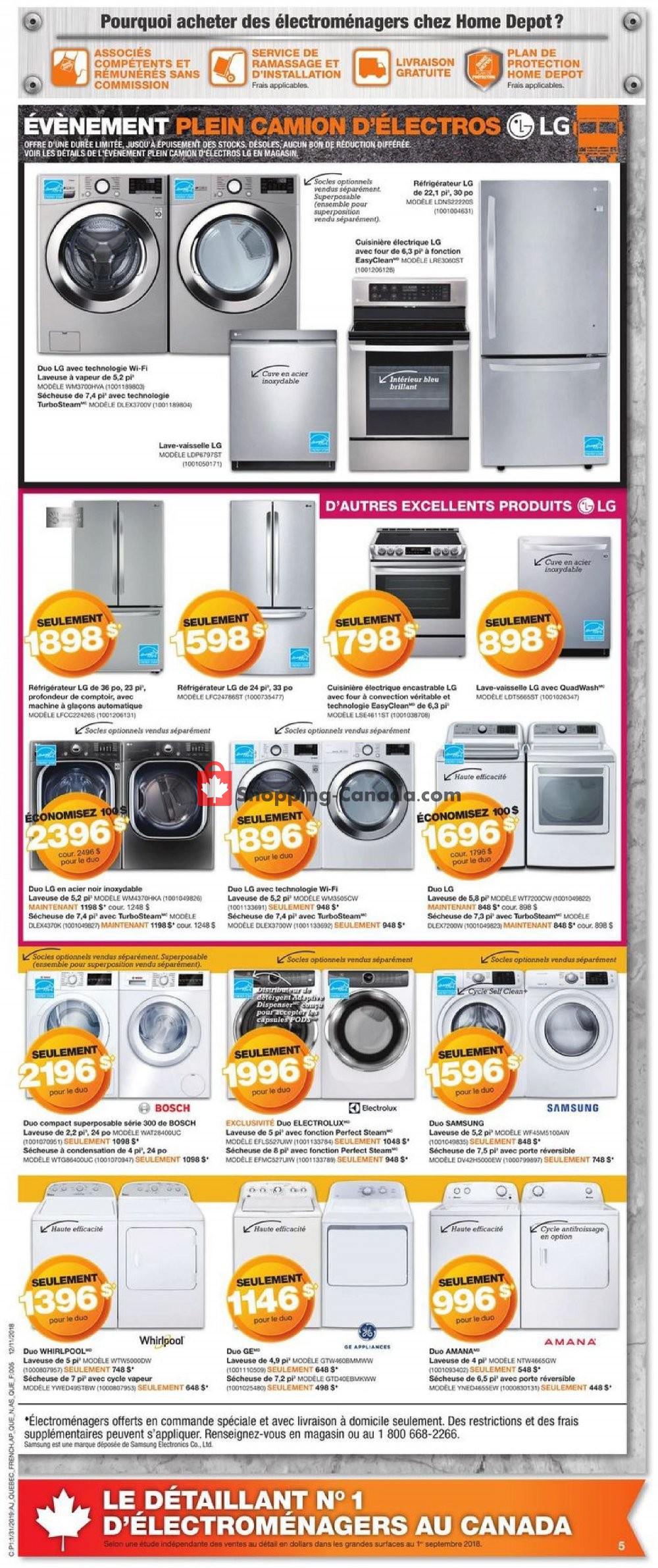 Home Depot flyer from Thursday January 31, 2019 to Wednesday February 6, 2019 - page 7