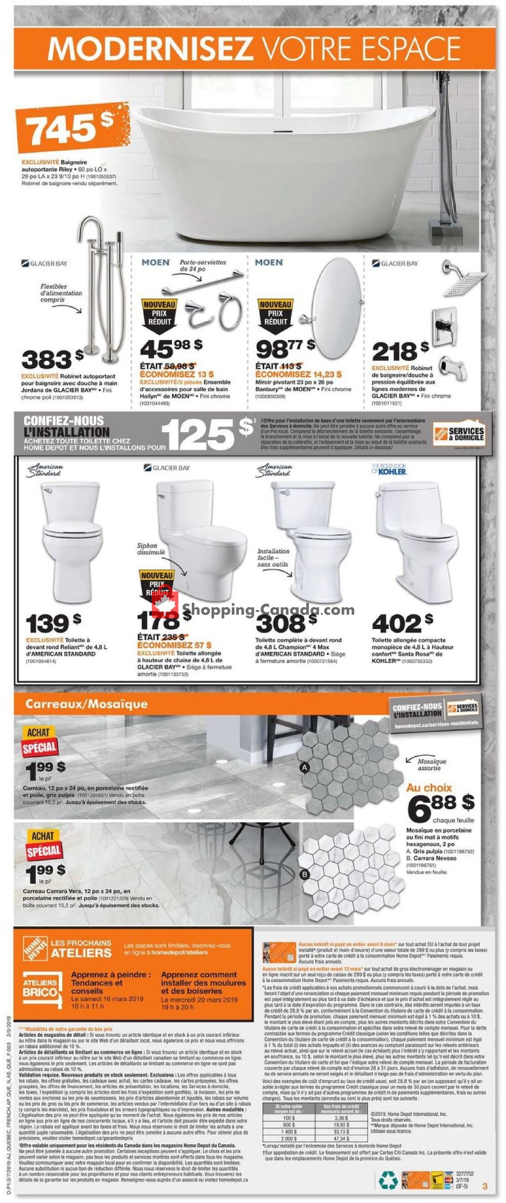 Home Depot flyer from Thursday March 7, 2019 to Wednesday March 13, 2019 - page 4