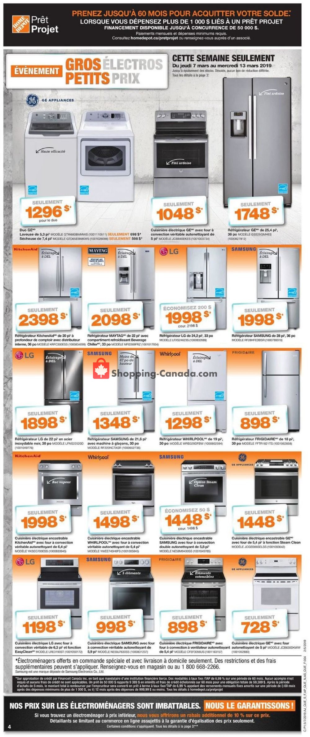 Home Depot flyer from Thursday March 7, 2019 to Wednesday March 13, 2019 - page 5