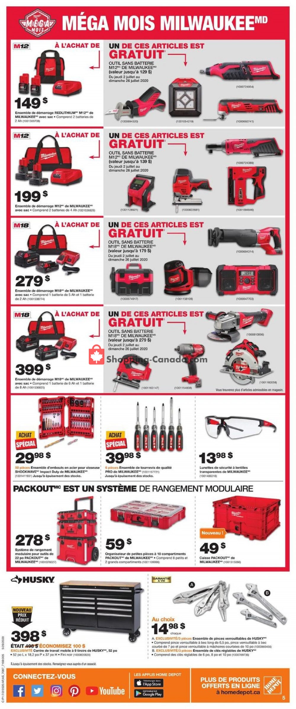 Home Depot flyer from Thursday July 2, 2020 to Wednesday July 8, 2020 - page 6