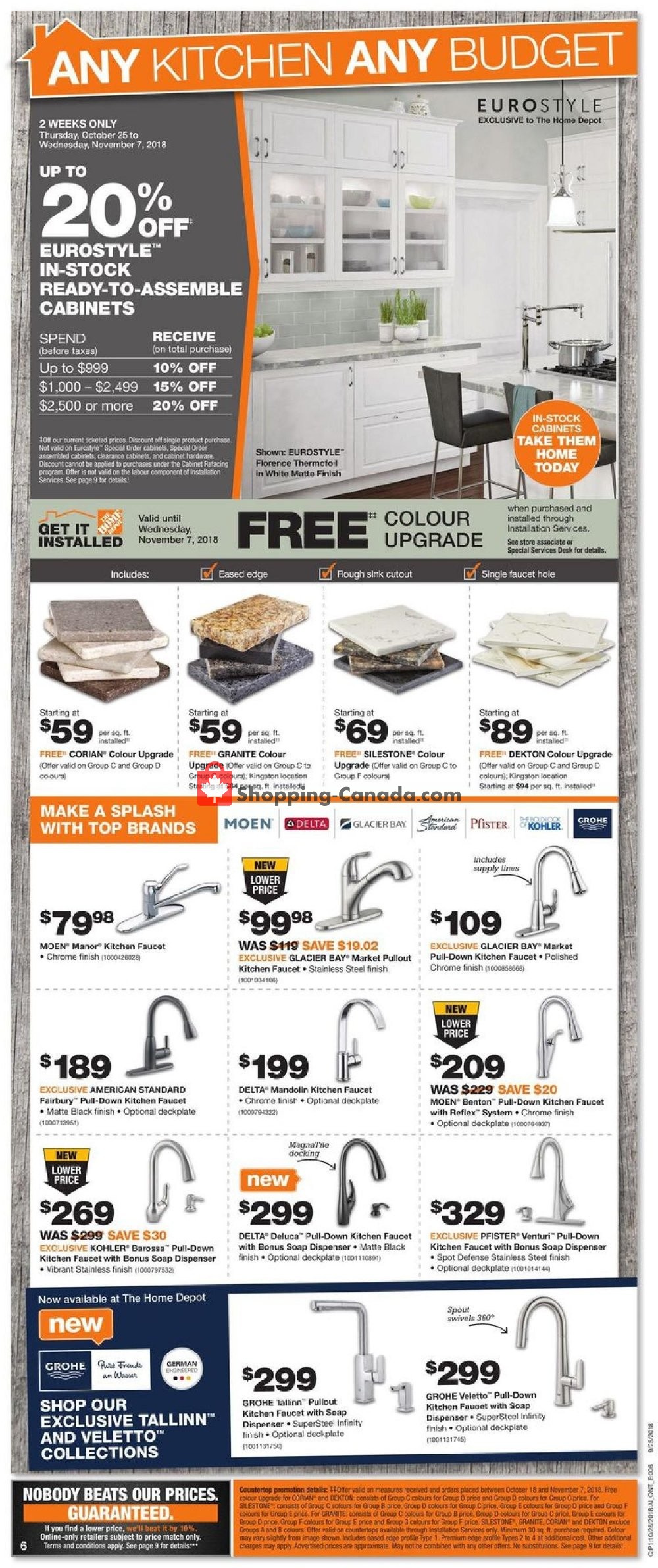 Home Depot flyer from Thursday October 25, 2018 to Wednesday October 31, 2018 - page 13