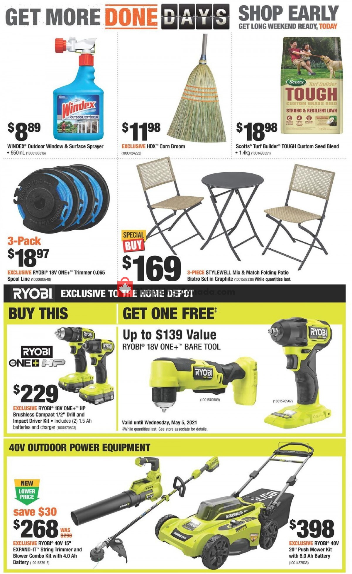 Home Depot flyer from Thursday April 29, 2021 to Wednesday May 5, 2021 - page 2
