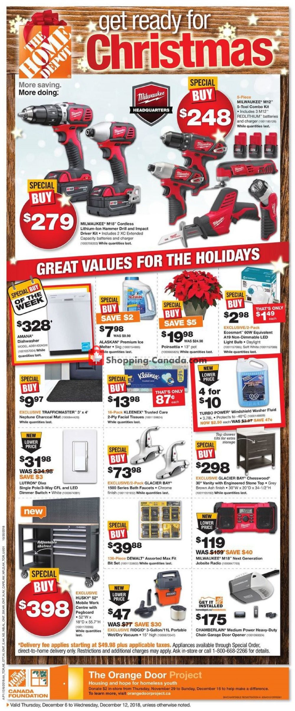 Home Depot Canada, flyer (Get Ready for Christmas Atlantic
