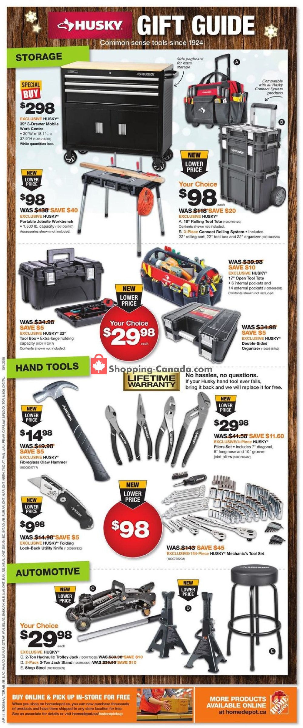 Home Depot flyer from Thursday November 29, 2018 to Wednesday December 5, 2018 - page 3