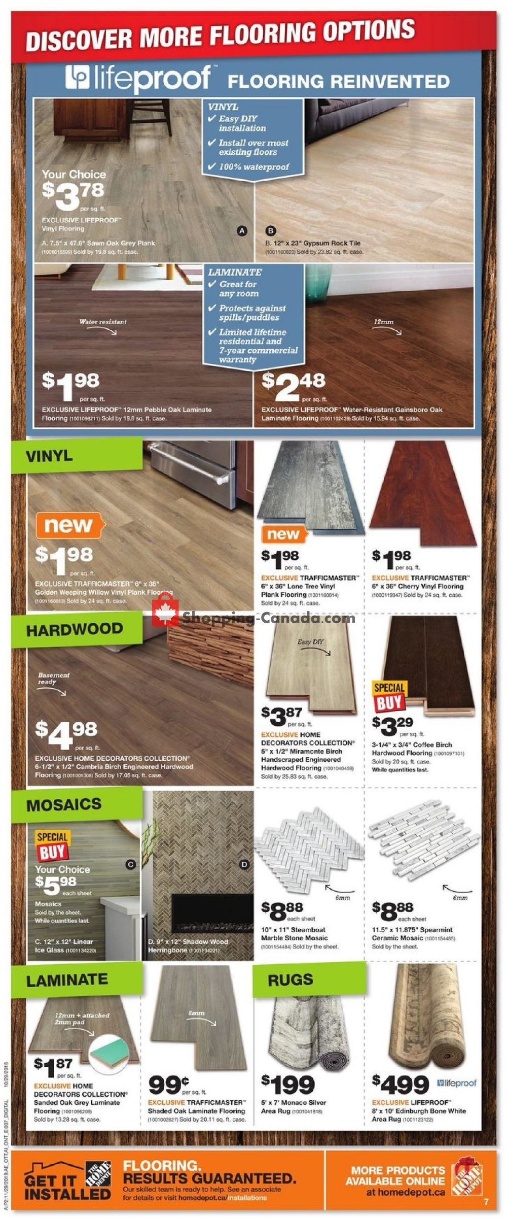 Home Depot flyer from Thursday November 29, 2018 to Wednesday December 5, 2018 - page 6