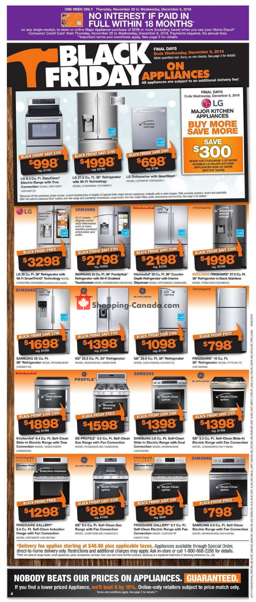 Home Depot flyer from Thursday November 29, 2018 to Wednesday December 5, 2018 - page 7