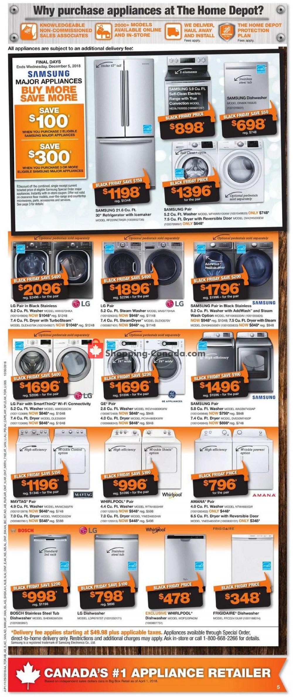 Home Depot flyer from Thursday November 29, 2018 to Wednesday December 5, 2018 - page 8