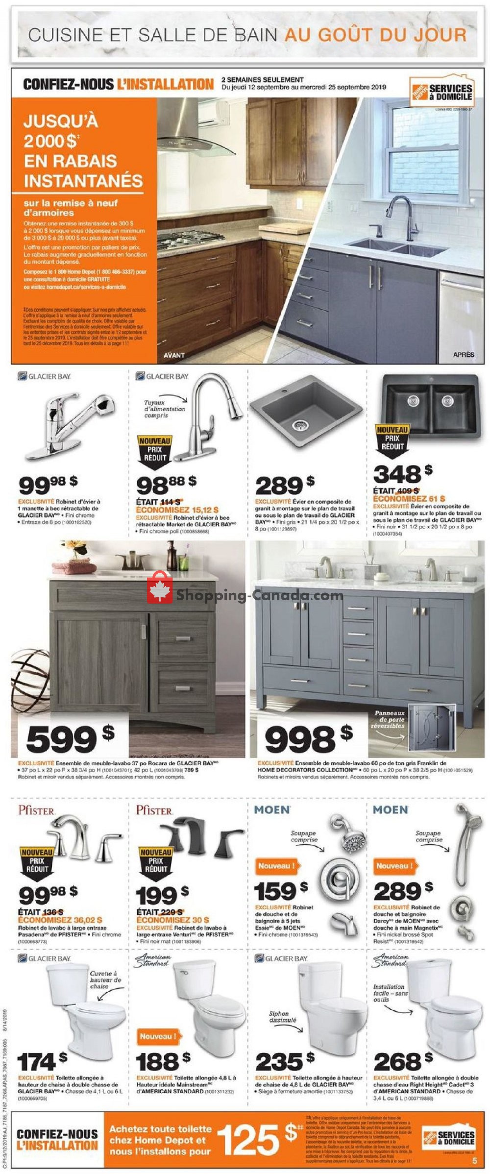 Home Depot flyer from Thursday September 12, 2019 to Wednesday September 18, 2019 - page 6