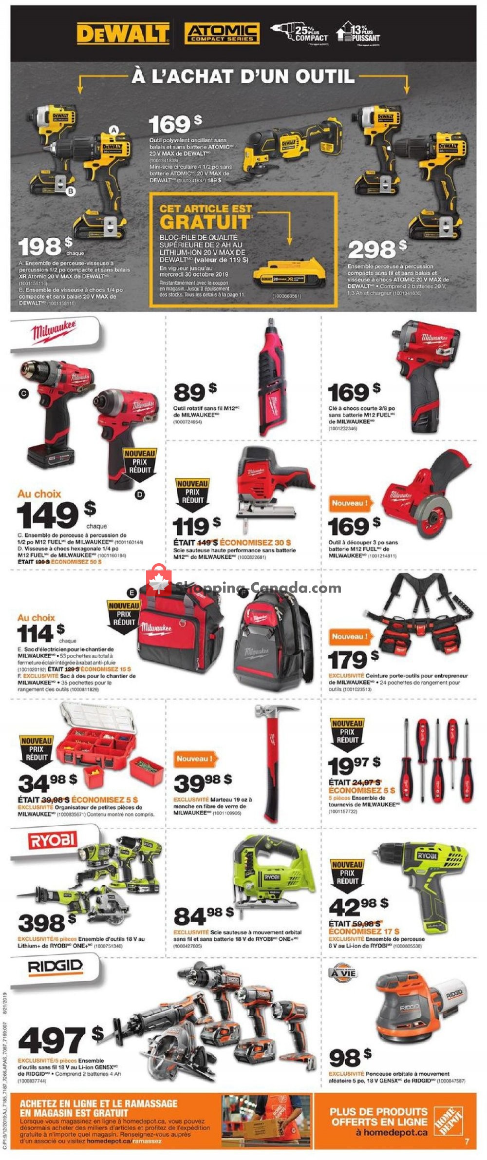 Home Depot flyer from Thursday September 12, 2019 to Wednesday September 18, 2019 - page 8