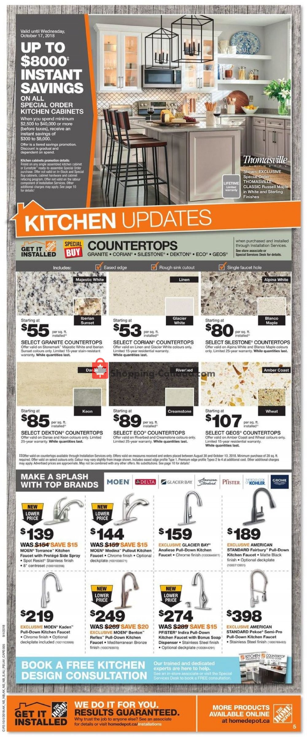 Home Depot flyer from Thursday October 4, 2018 to Wednesday October 10, 2018 - page 8