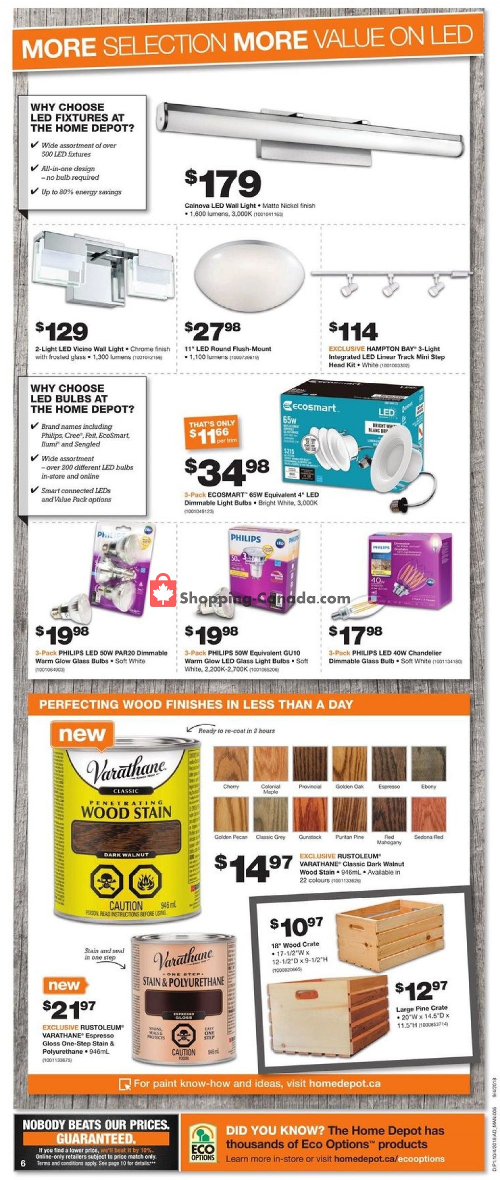 Home Depot flyer from Thursday October 4, 2018 to Wednesday October 10, 2018 - page 11