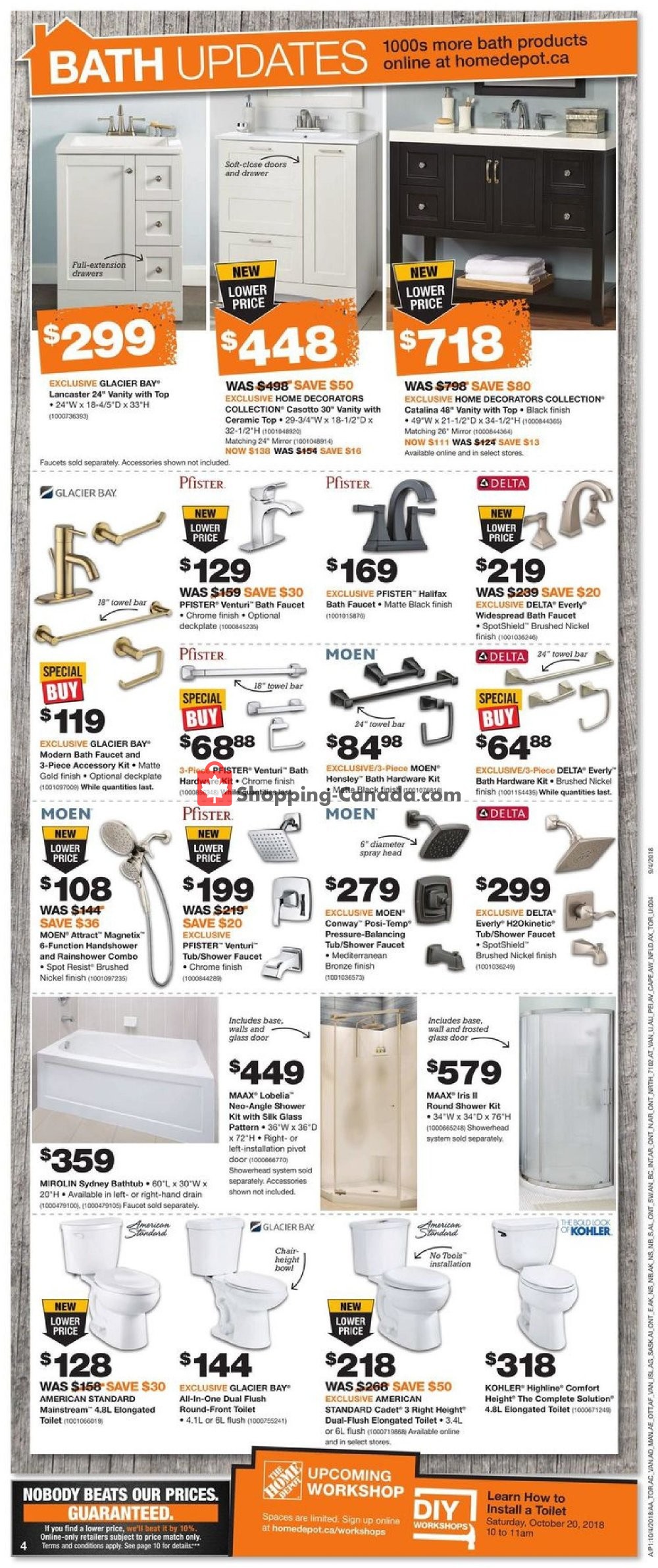 Home Depot flyer from Thursday October 4, 2018 to Wednesday October 10, 2018 - page 7