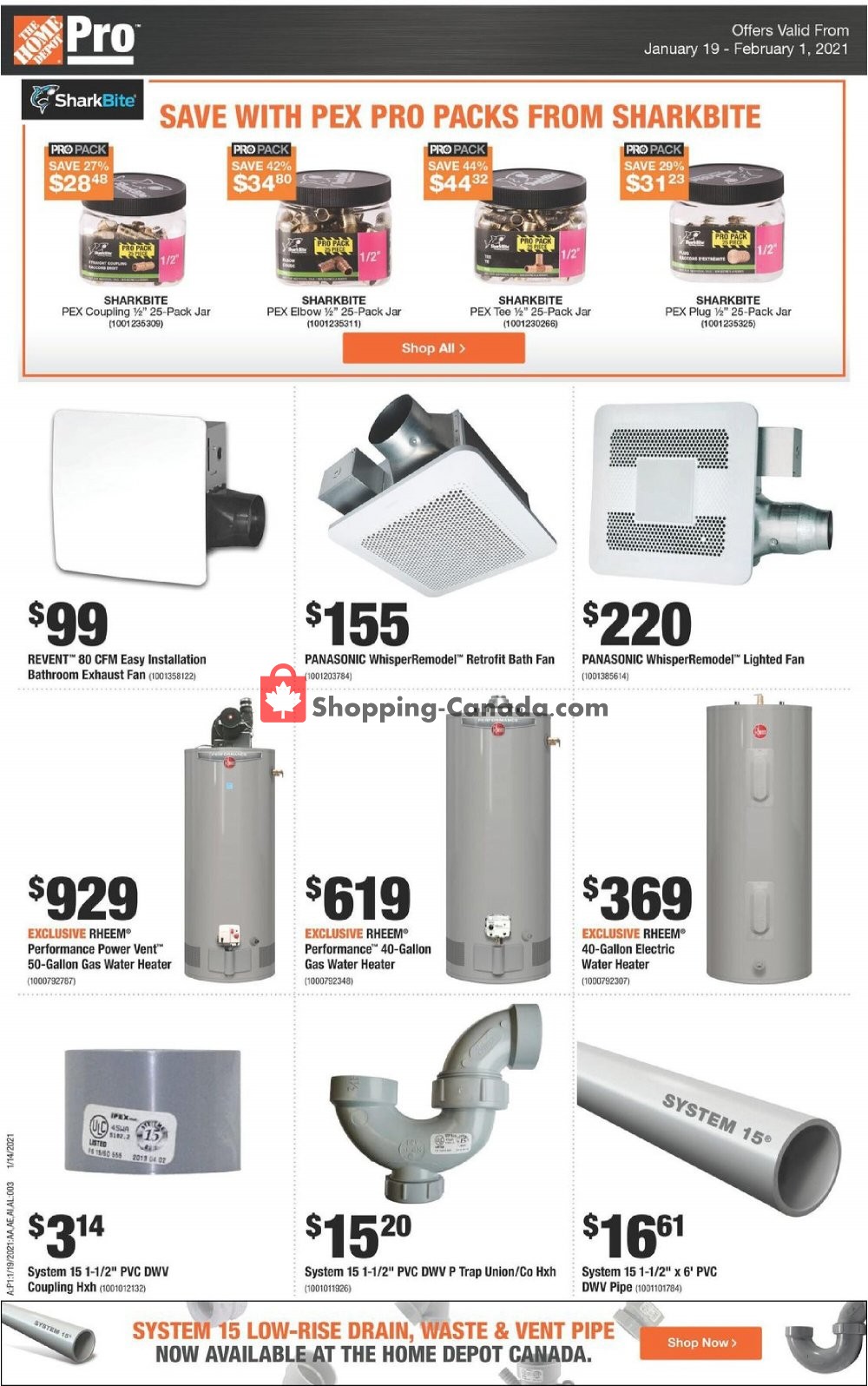 Home Depot flyer from Tuesday January 19, 2021 to Monday February 1, 2021 - page 4