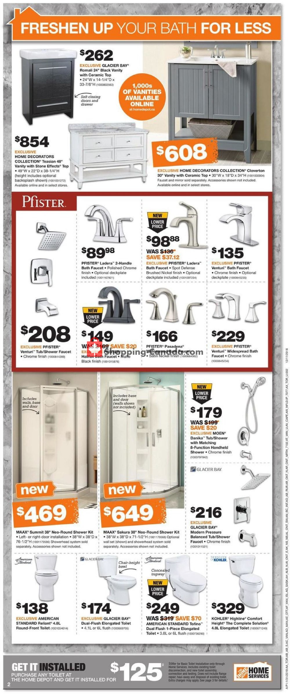 Home Depot flyer from Thursday January 31, 2019 to Wednesday February 6, 2019 - page 4