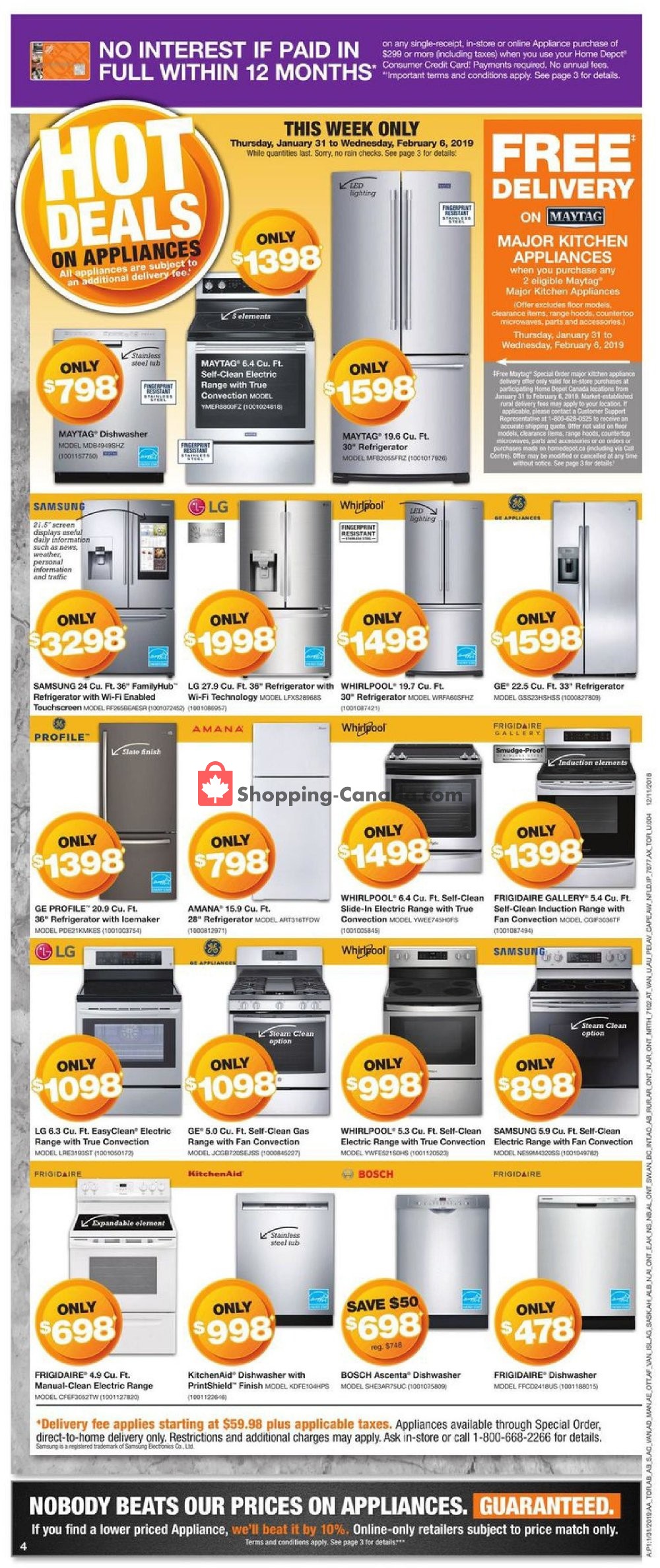 Home Depot flyer from Thursday January 31, 2019 to Wednesday February 6, 2019 - page 7
