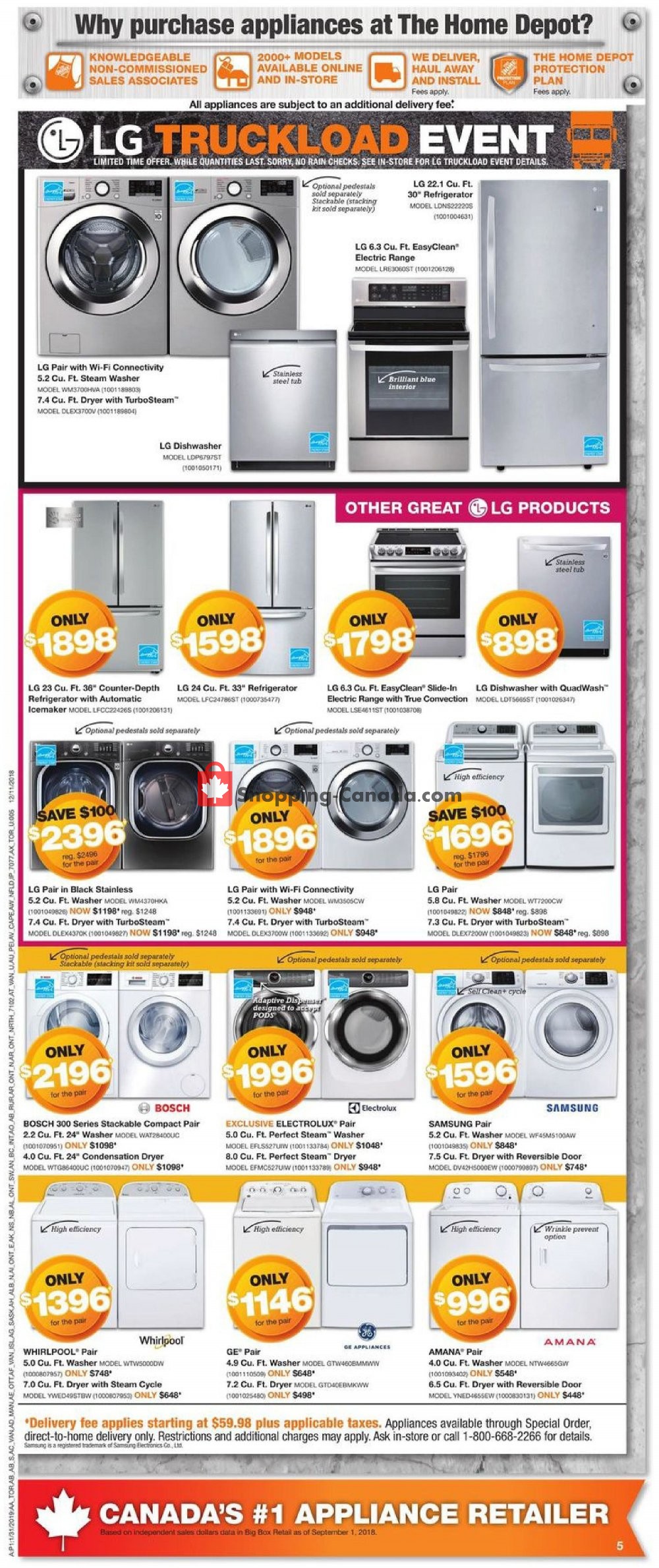 Home Depot flyer from Thursday January 31, 2019 to Wednesday February 6, 2019 - page 8