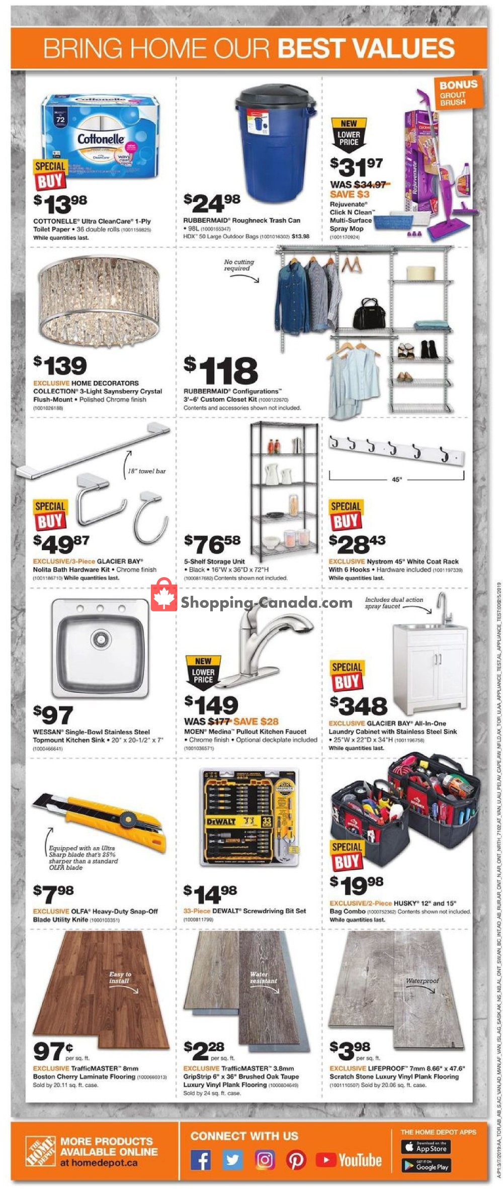 Home Depot flyer from Thursday March 7, 2019 to Wednesday March 13, 2019 - page 2