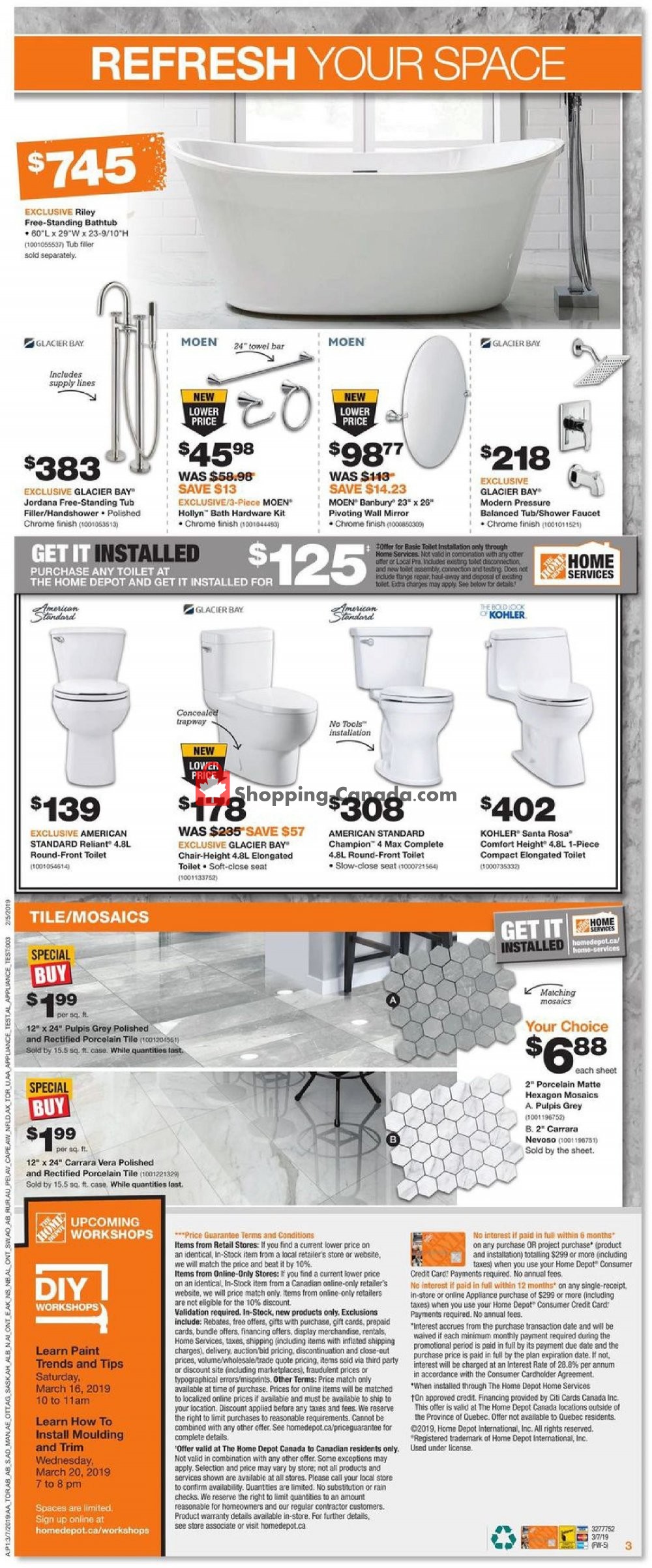 Home Depot flyer from Thursday March 7, 2019 to Wednesday March 13, 2019 - page 4