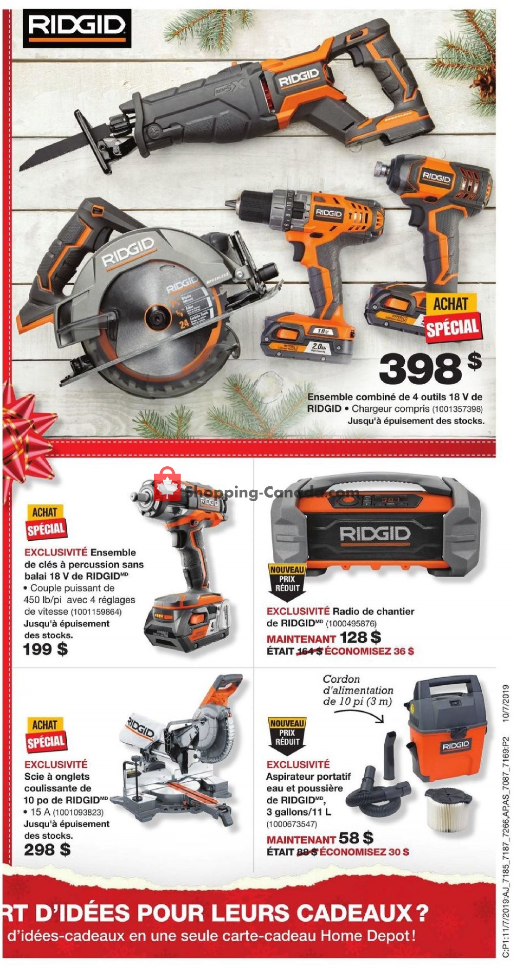 Home Depot flyer from Thursday December 5, 2019 to Wednesday December 11, 2019 - page 13