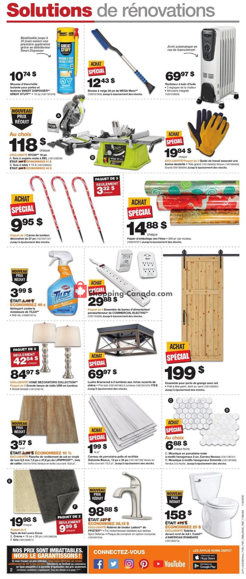 Home Depot flyer from Thursday December 5, 2019 to Wednesday December 11, 2019 - page 2