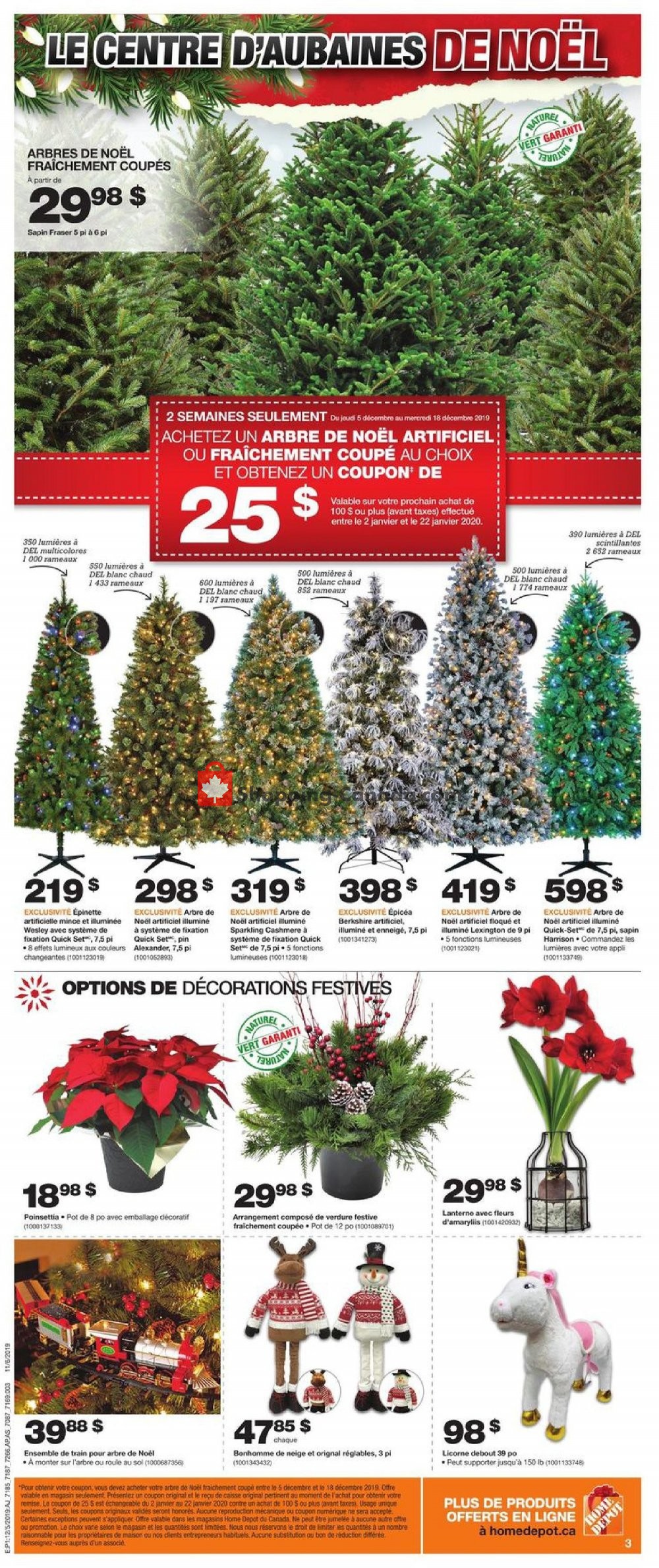 Home Depot flyer from Thursday December 5, 2019 to Wednesday December 11, 2019 - page 3