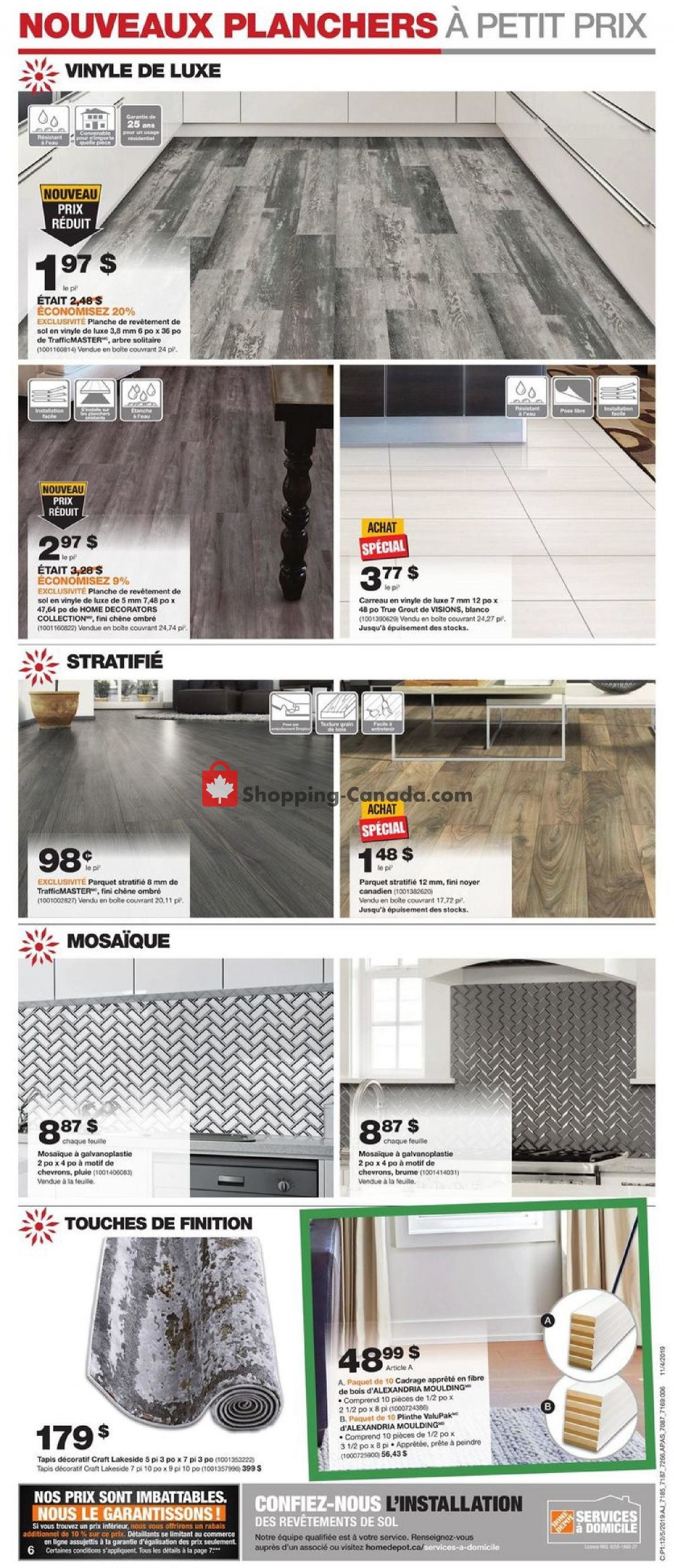 Home Depot flyer from Thursday December 5, 2019 to Wednesday December 11, 2019 - page 6