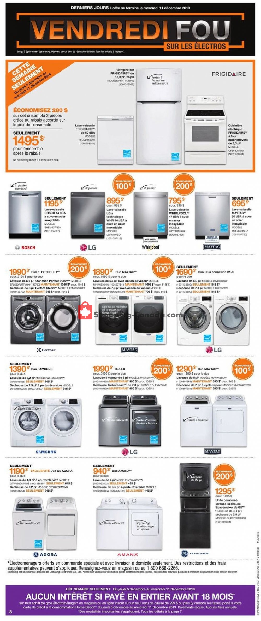 Home Depot flyer from Thursday December 5, 2019 to Wednesday December 11, 2019 - page 8