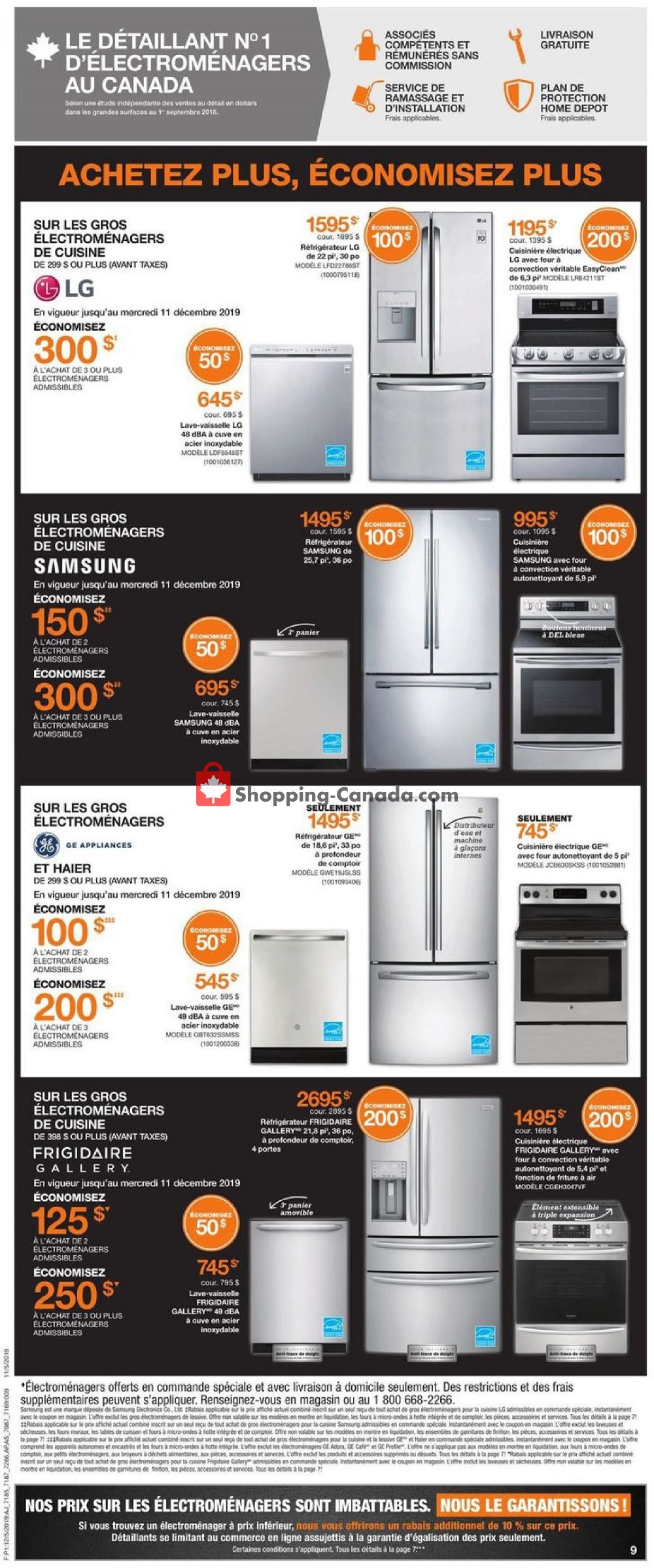 Home Depot flyer from Thursday December 5, 2019 to Wednesday December 11, 2019 - page 9